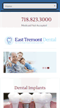 Mobile Screenshot of easttremontdental.com